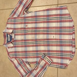 Nautica Heritage Plaid Button Down Shirt Size Large